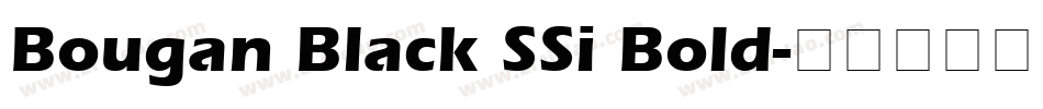 Bougan Black SSi Bold字体转换